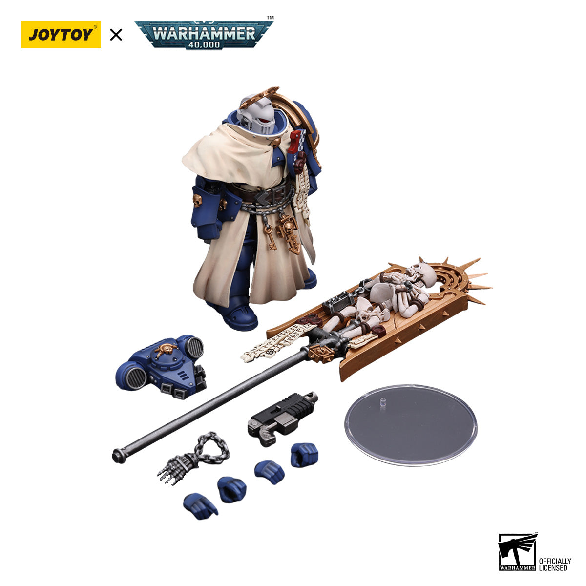 JOYTOY Warhammer 40K Ultramarines Bladeguard Ancient figure