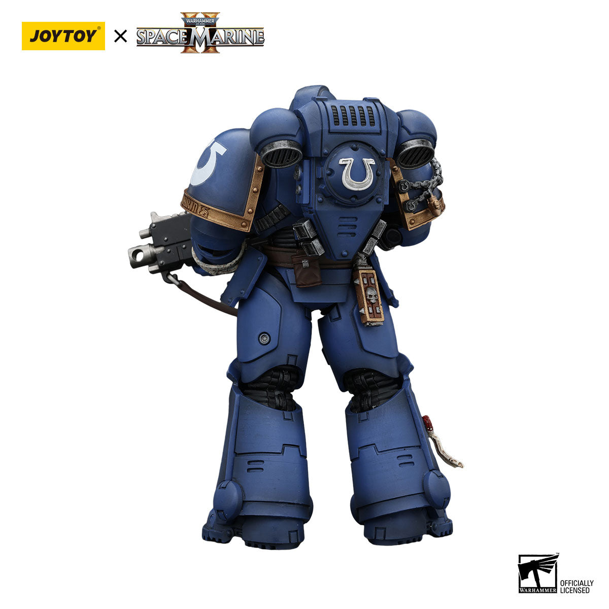 JOYTOY Warhammer 40K Space Marine 2 Ultramarines Brother Chairon figure
