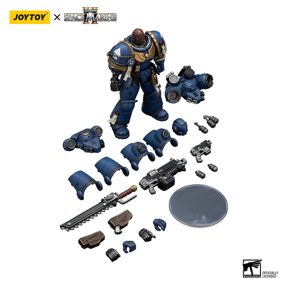 JOYTOY Warhammer 40K Space Marine 2 Ultramarines Brother Chairon-Collectors Edition figure