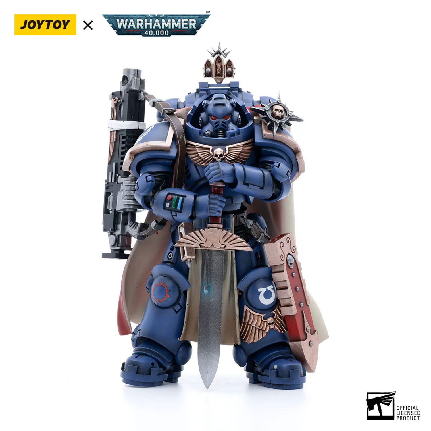 JOYTOY Warhammer 40K Ultramarines Captain figure
