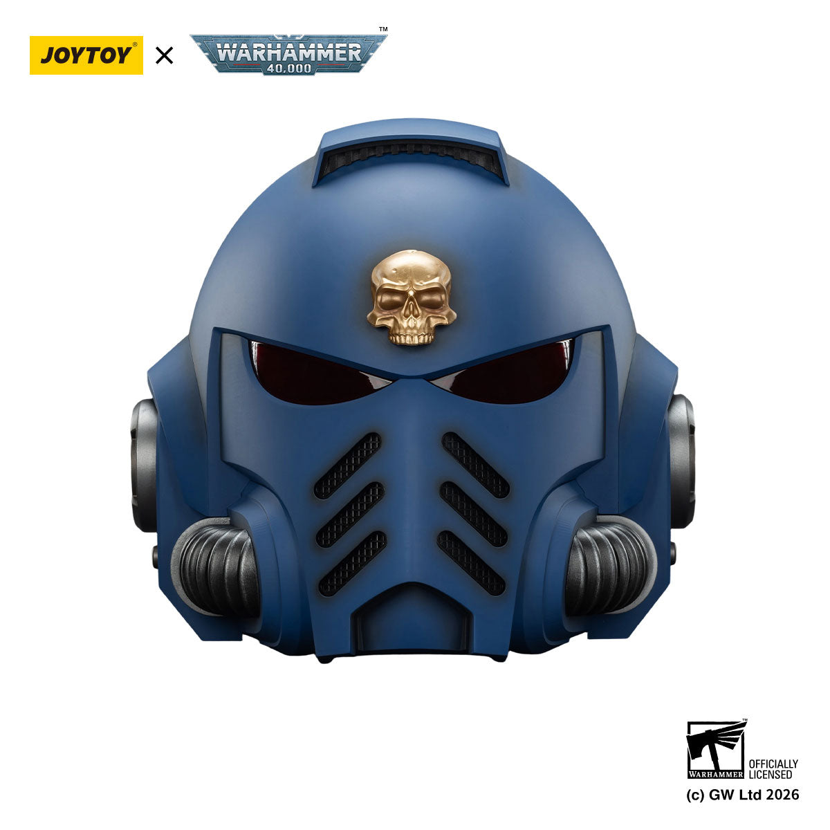 JOYTOY Warhammer 40K Ultramarines Captain MkX Helmet figure