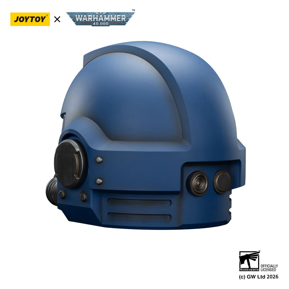 JOYTOY Warhammer 40K Ultramarines Captain MkX Helmet figure