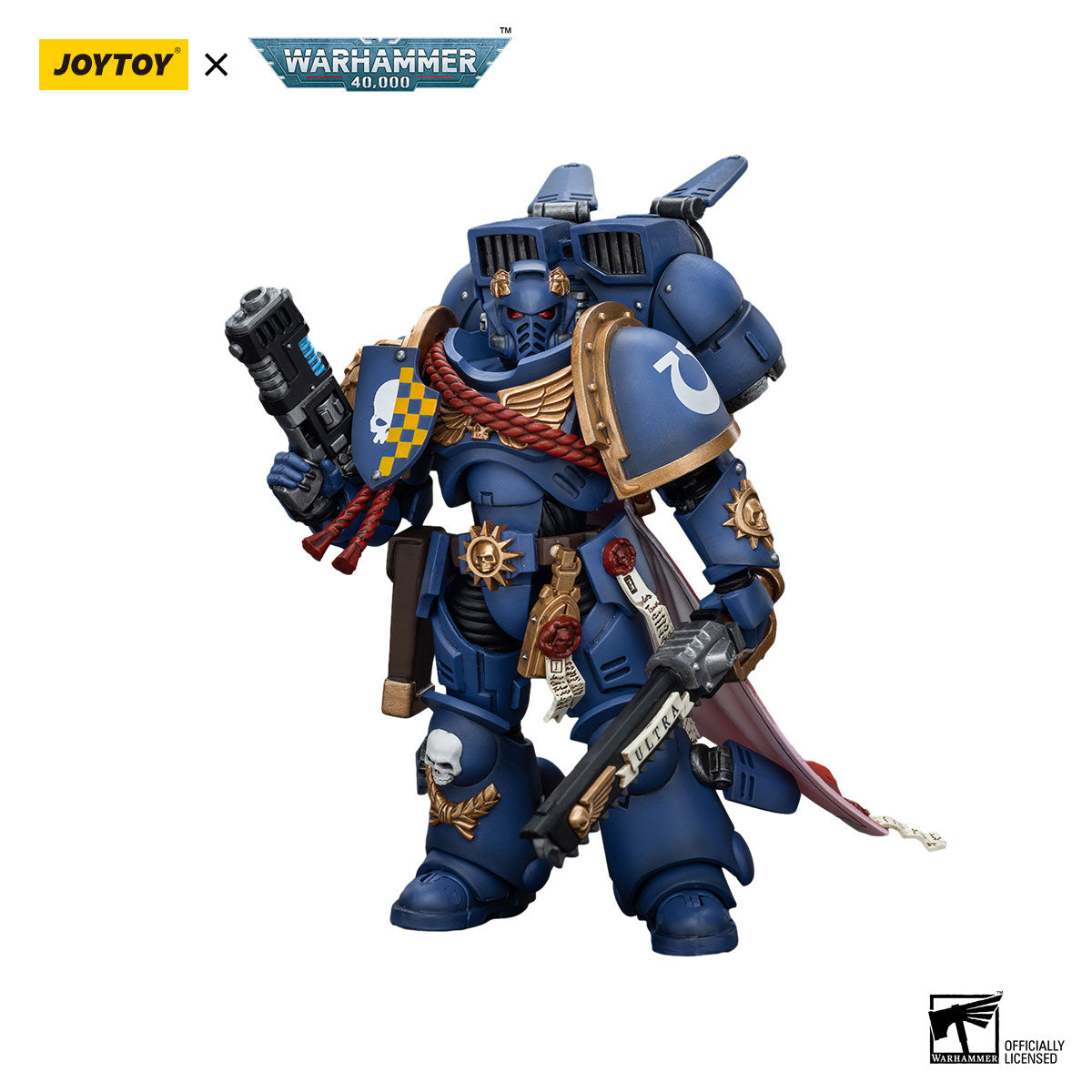 JOYTOY Warhammer 40K Ultramarines Captain figure
