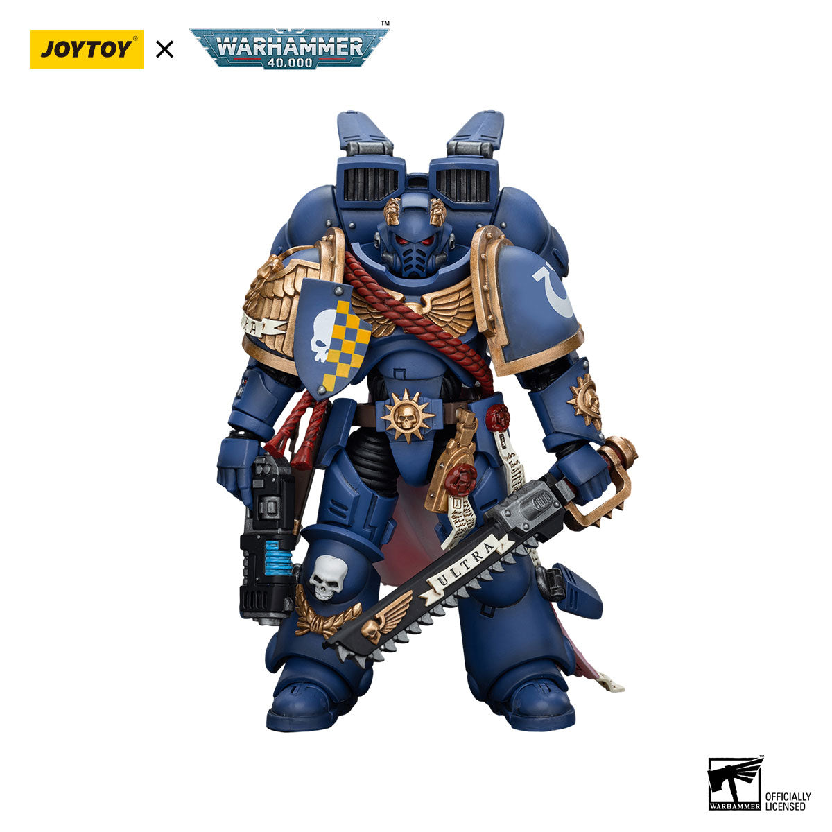 JOYTOY Warhammer 40K Ultramarines Captain figure