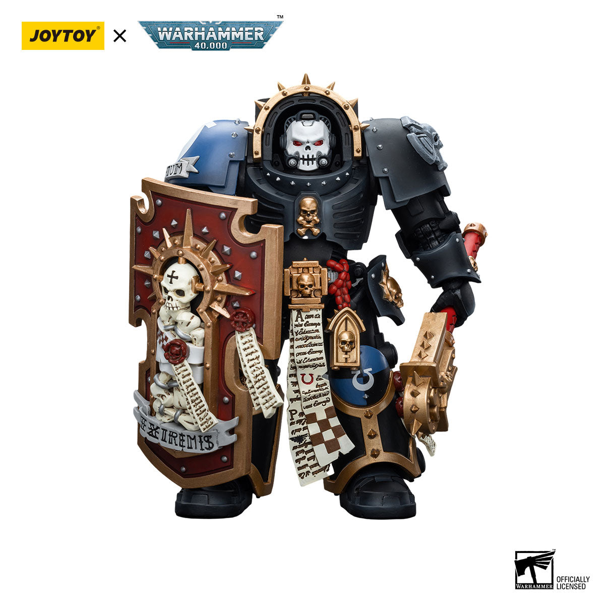 JOYTOY Warhammer 40K Ultramarines Chaplain in Terminator Armour figure