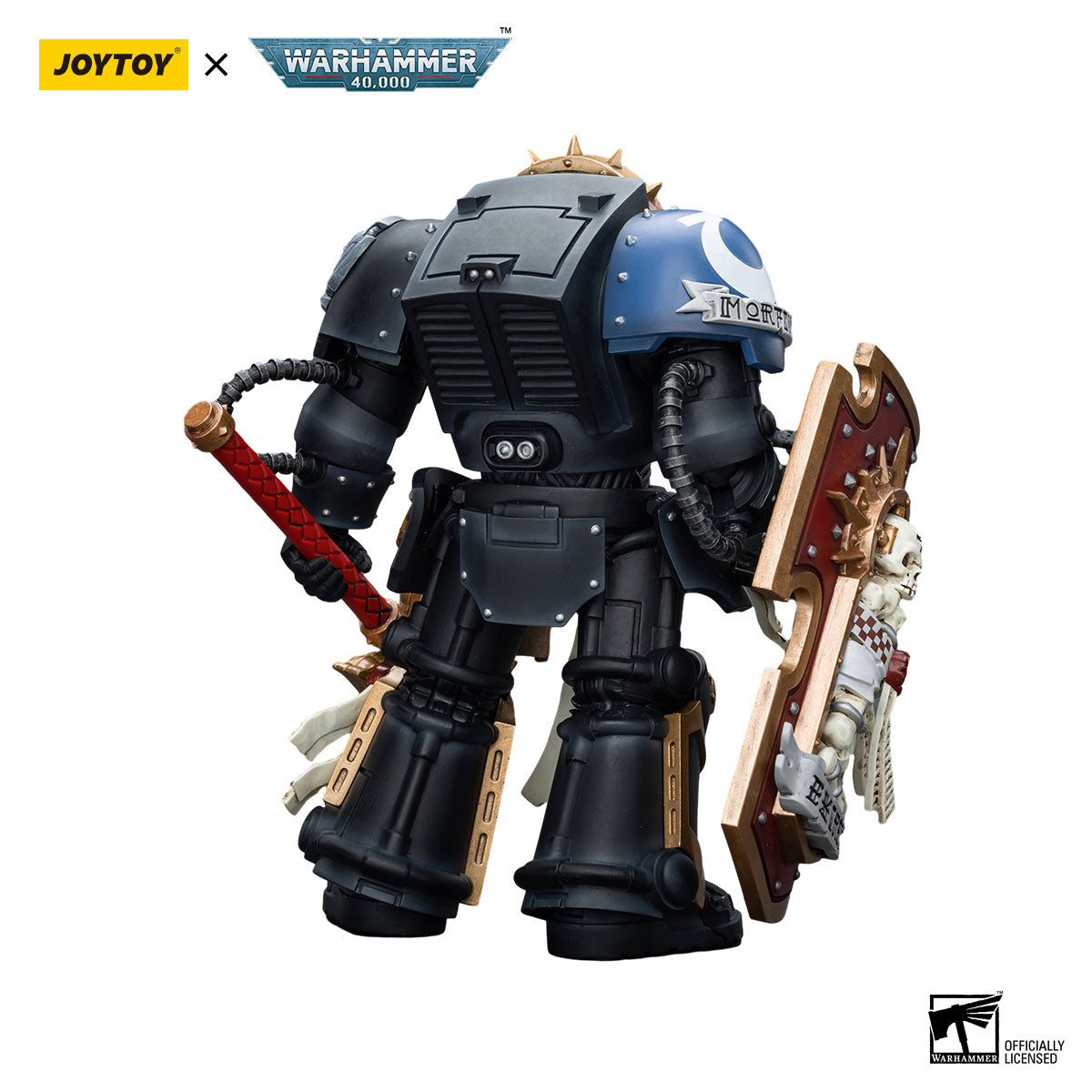 JOYTOY Warhammer 40K Ultramarines Chaplain in Terminator Armour figure