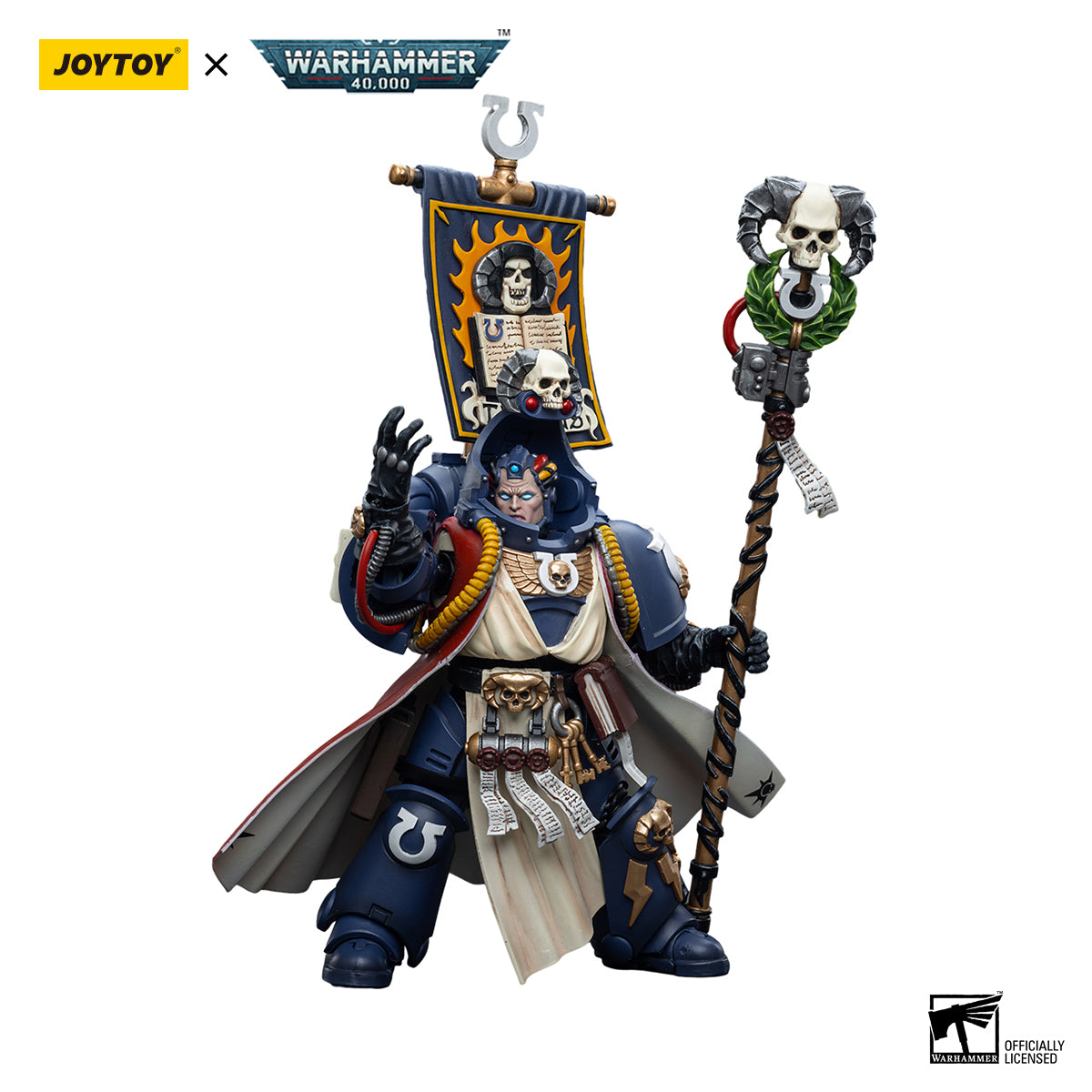 JOYTOY Warhammer 40K Ultramarines Chief Librarian Tigurius figure