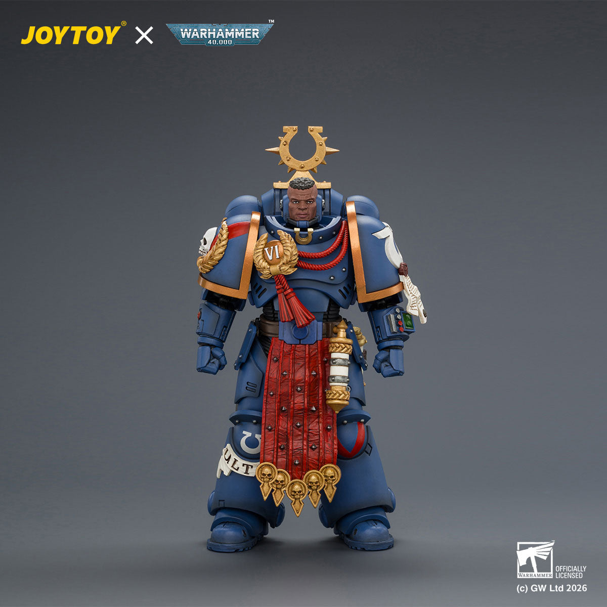 JOYTOY Warhammer 40K Ultramarines Ferren Areios figure