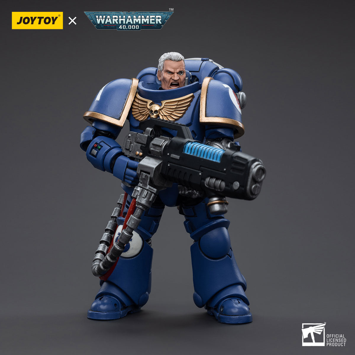JOYTOY Warhammer 40K Ultramarines Hellblasters Sergeant Ulaxes figure