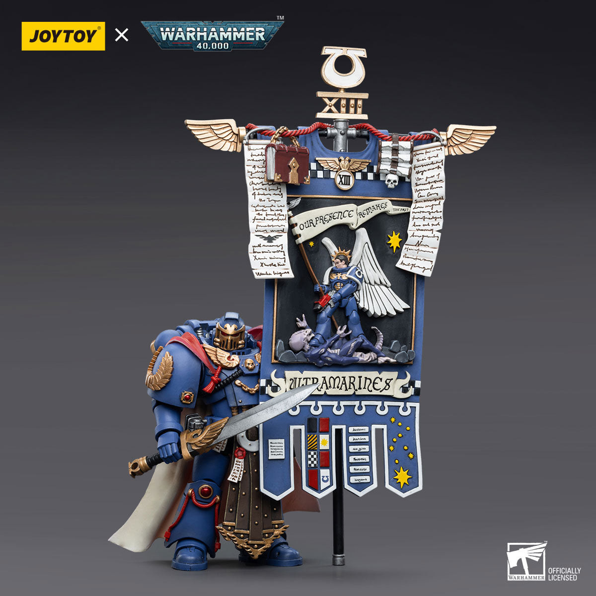 JOYTOY Warhammer 40K Ultramarines Honour Guard Chapter Ancient figure