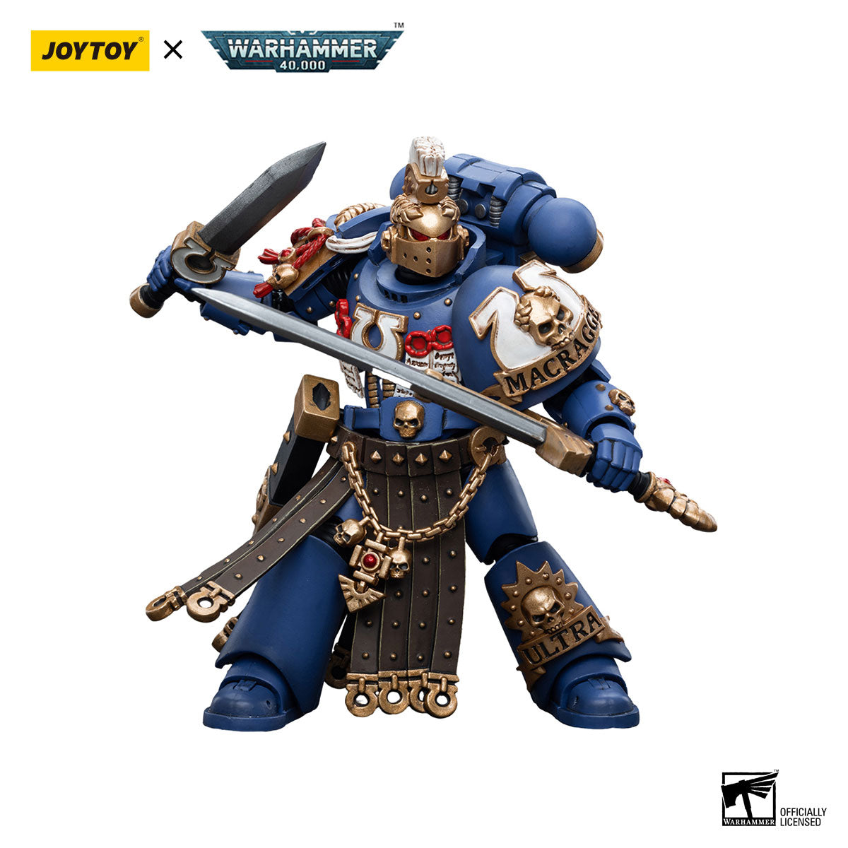 JOYTOY Warhammer 40K Ultramarines Honour Guard Chapter Champion figure