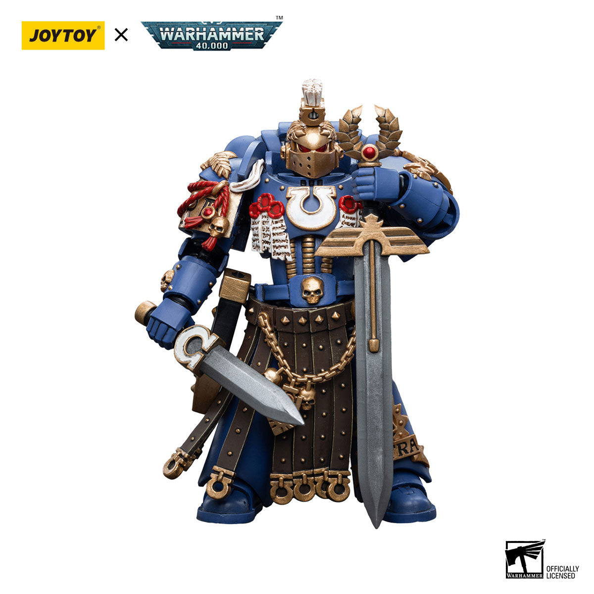 JOYTOY Warhammer 40K Ultramarines Honour Guard Chapter Champion figure