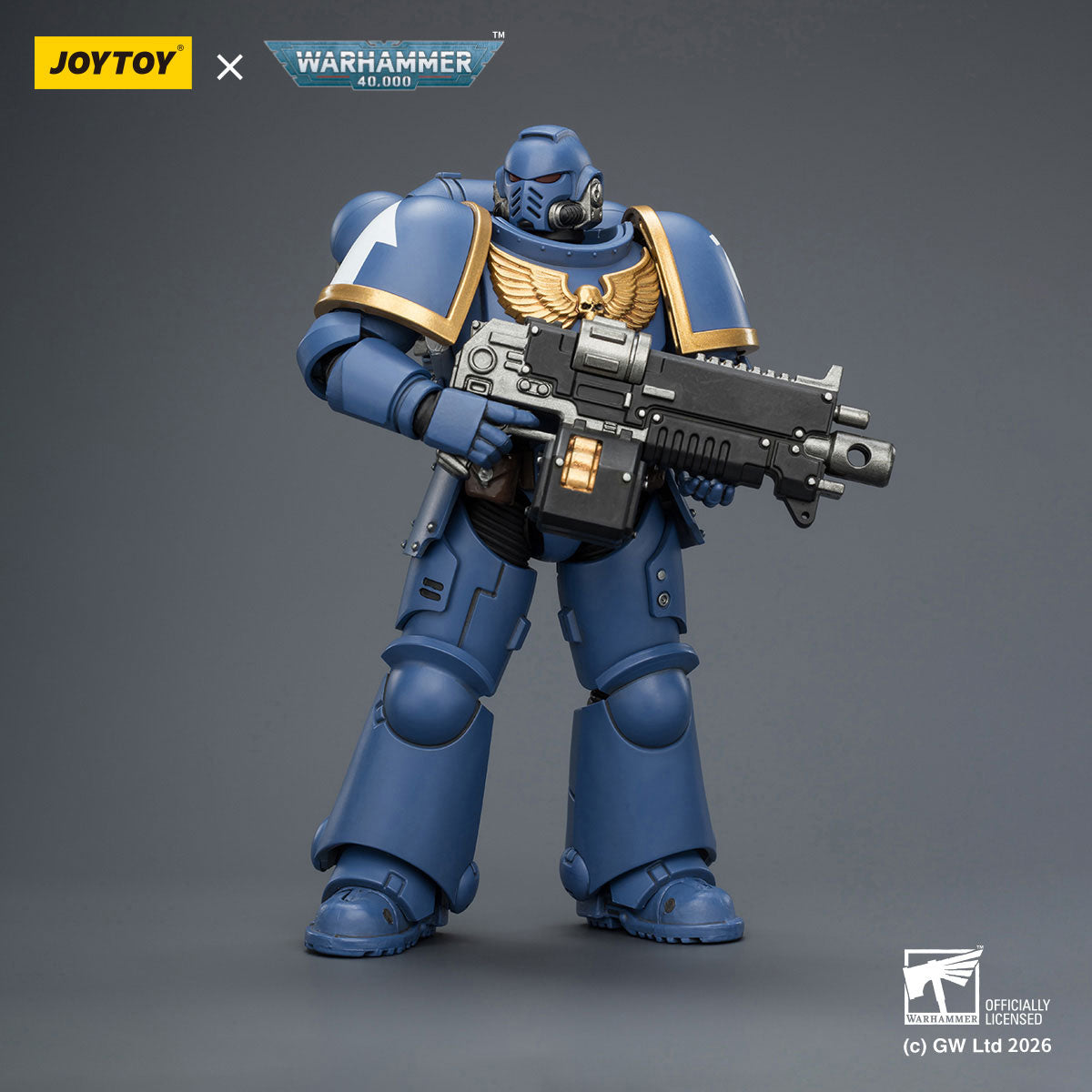 JOYTOY Warhammer 40K Ultramarines Intercessor figure