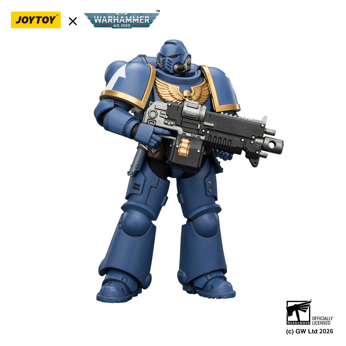 JOYTOY Warhammer 40K Ultramarines Intercessor figure