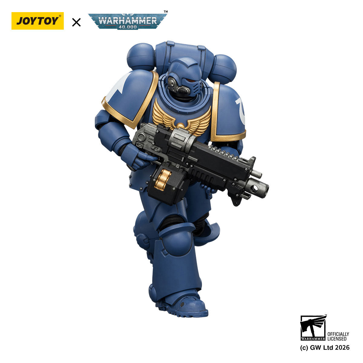 JOYTOY Warhammer 40K Ultramarines Intercessor figure