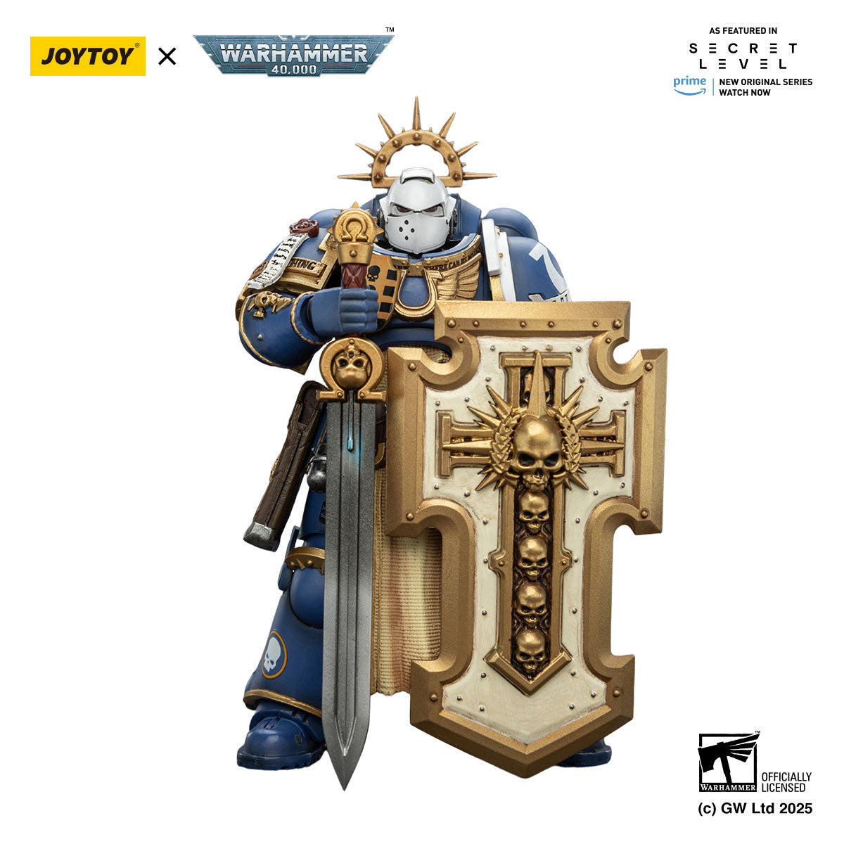 JOYTOY Warhammer 40K Ultramarines Levantus figure