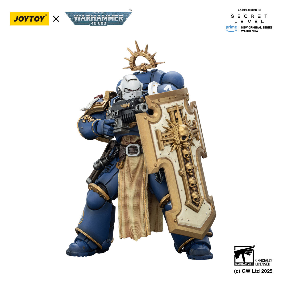 JOYTOY Warhammer 40K Ultramarines Levantus figure