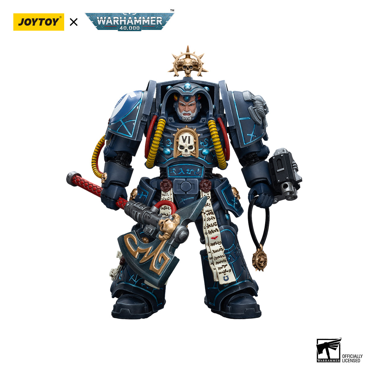 JOYTOY Warhammer 40K Ultramarines Librarian in Terminator Armour figure