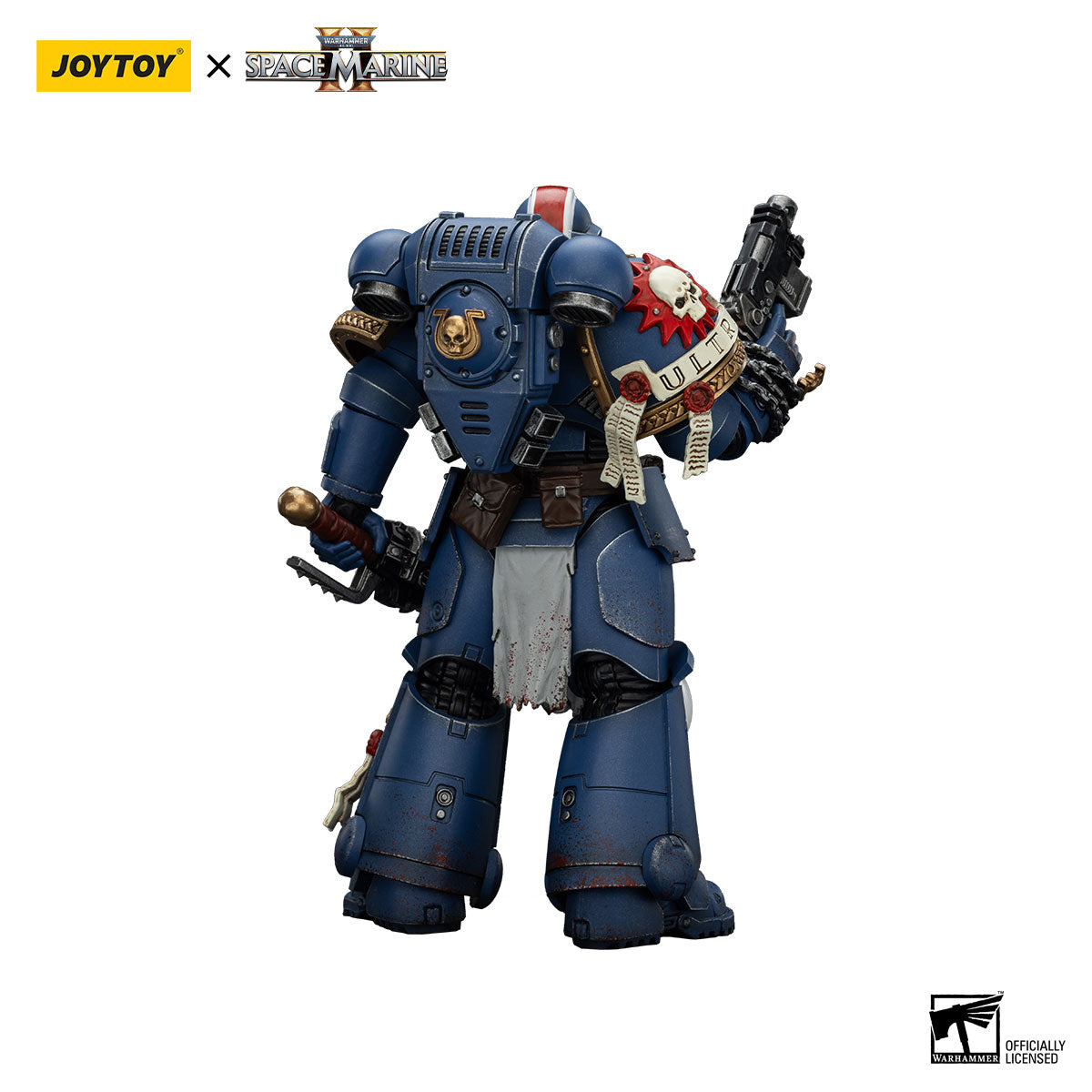 JOYTOY Warhammer 40K Space Marine 2 Ultramarines Lieutenant Titus-Collectors Edition figure