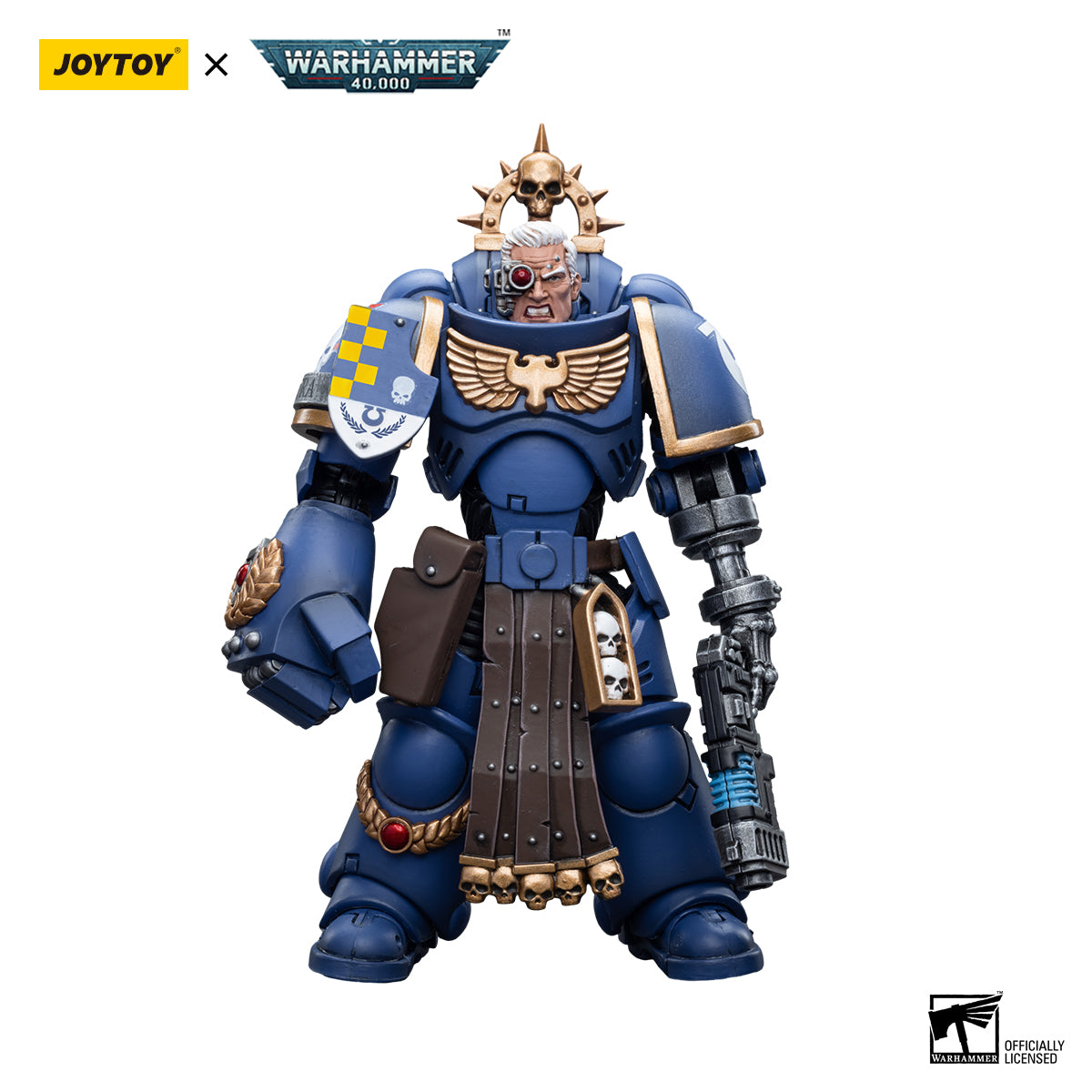 JOYTOY Warhammer 40K Ultramarines Lieutenant figure