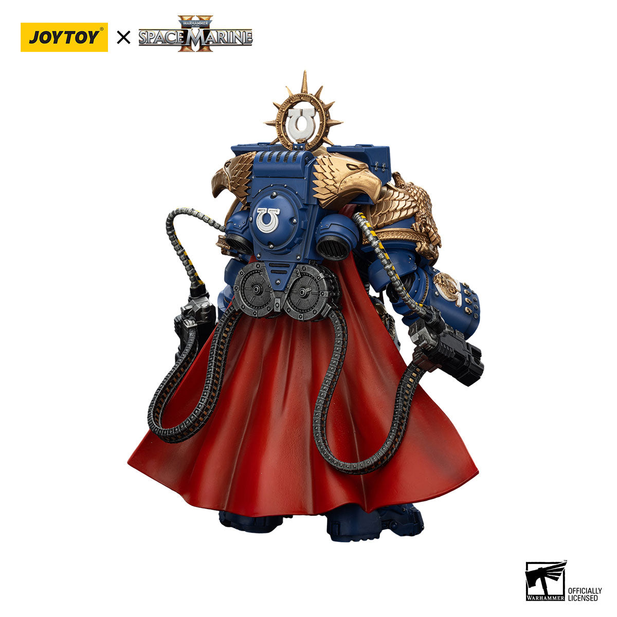 JOYTOY Warhammer 40K Space Marine 2 Ultramarines Marneus Calgar, Chapter Master figure