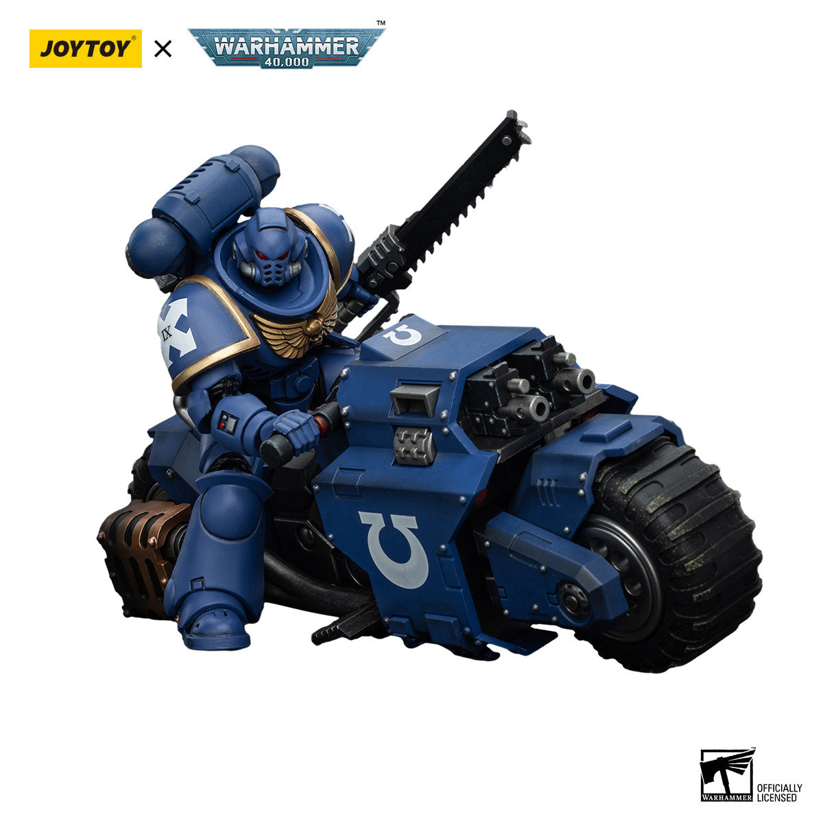 JOYTOY Warhammer 40K Ultramarines Outriders figure