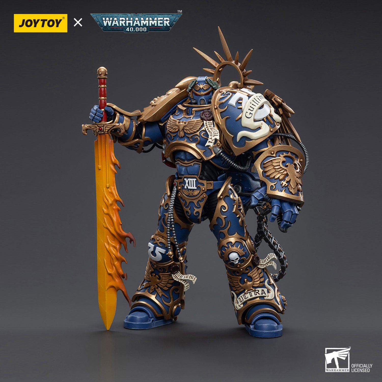 JOYTOY Warhammer 40K Ultramarines Primarch Roboute Guilliman figure