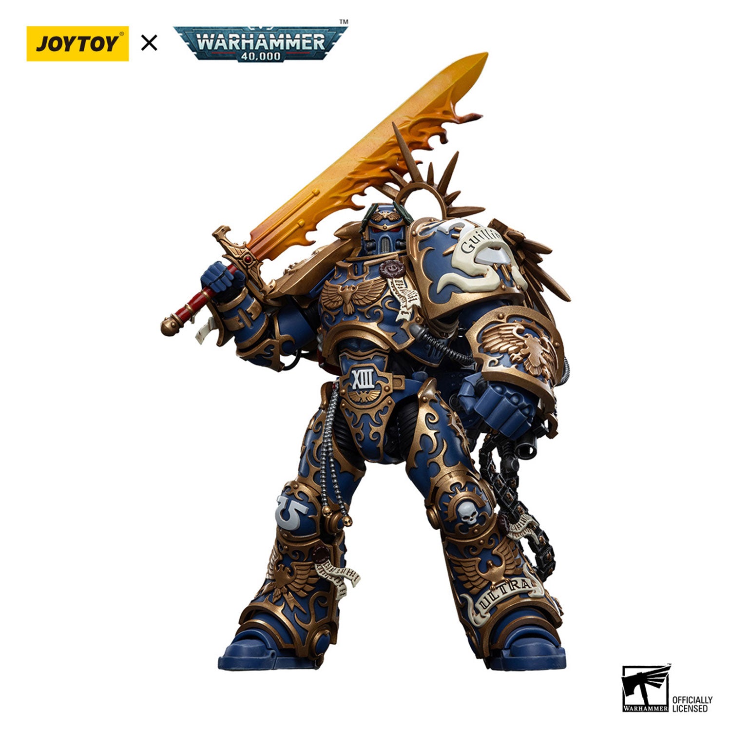 JOYTOY Warhammer 40K Ultramarines Primarch Roboute Guilliman figure