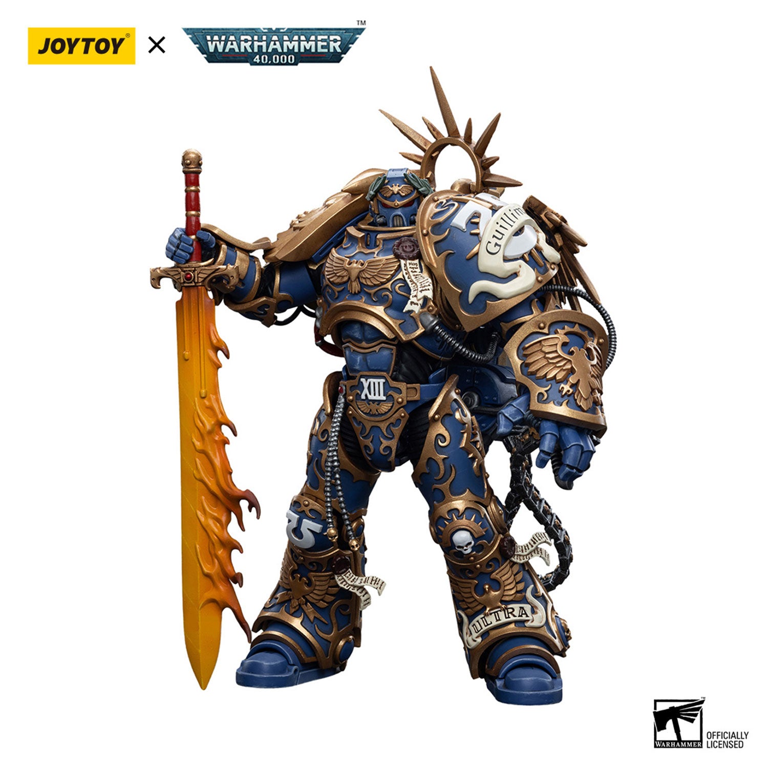 JOYTOY Warhammer 40K Ultramarines Primarch Roboute Guilliman figure