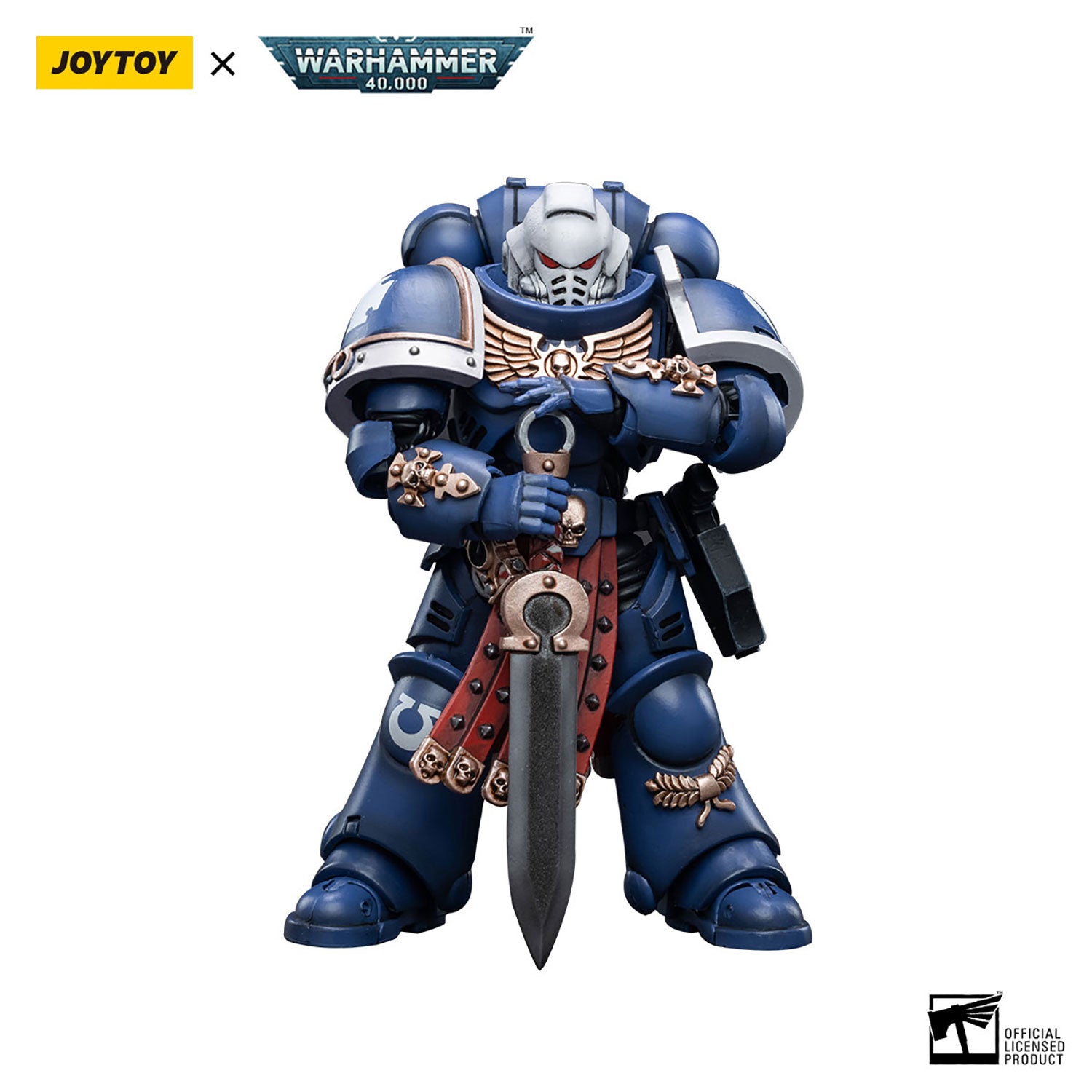 JOYTOY Warhammer 40K Ultramarines Primaris Assault Veteran Intercessor figure