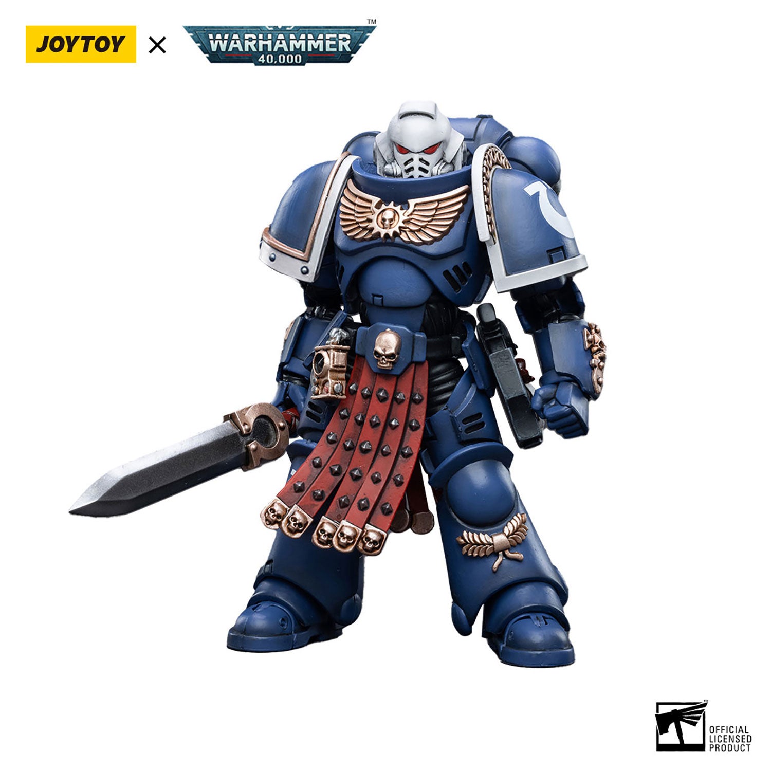 JOYTOY Warhammer 40K Ultramarines Primaris Assault Veteran Intercessor figure