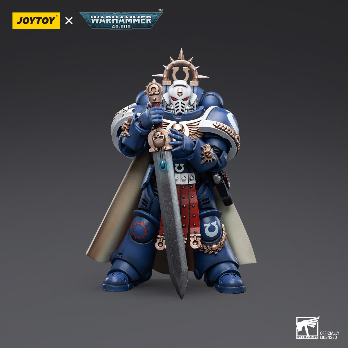 JOYTOY Warhammer 40K Ultramarines Primaris Captain figure
