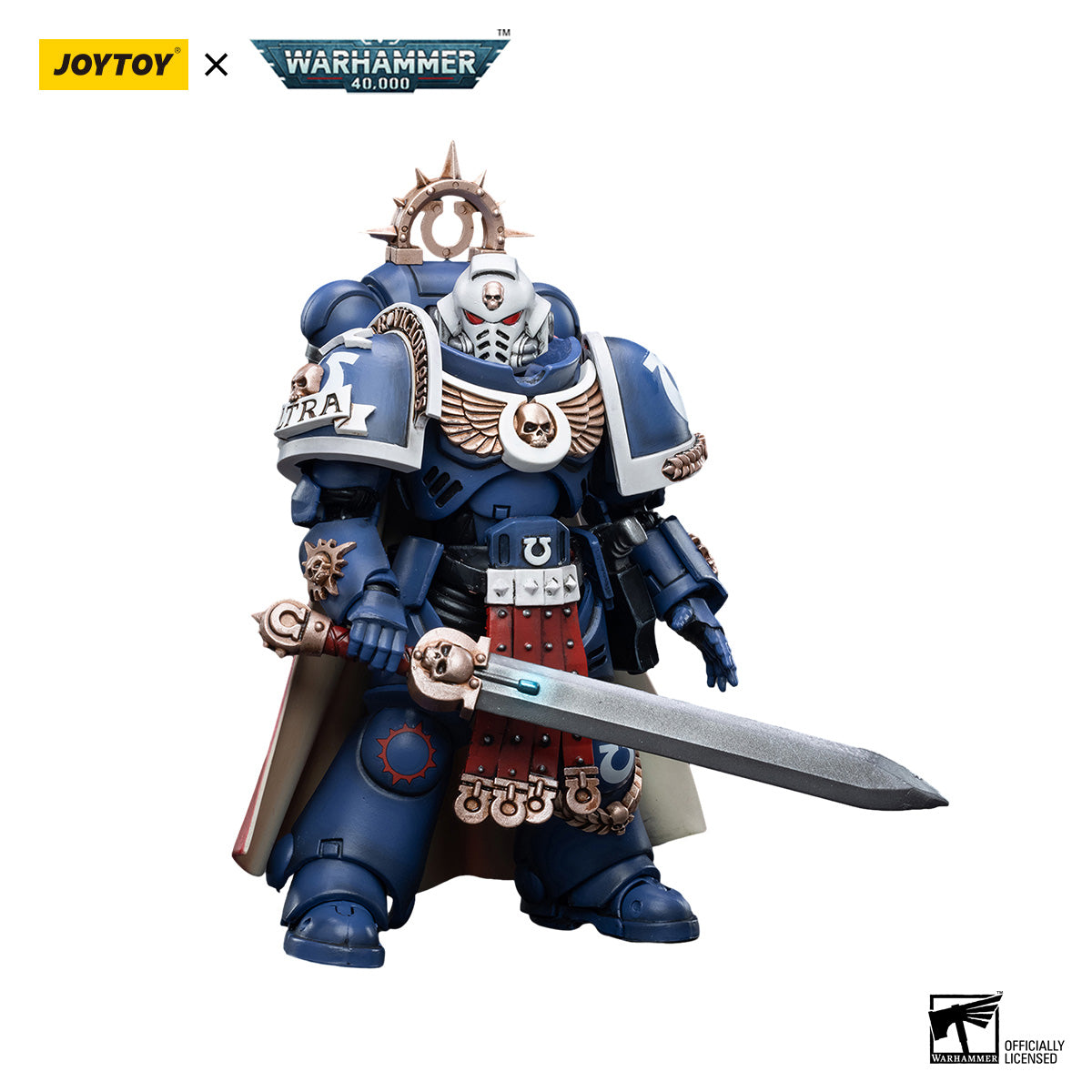 JOYTOY Warhammer 40K Ultramarines Primaris Captain figure