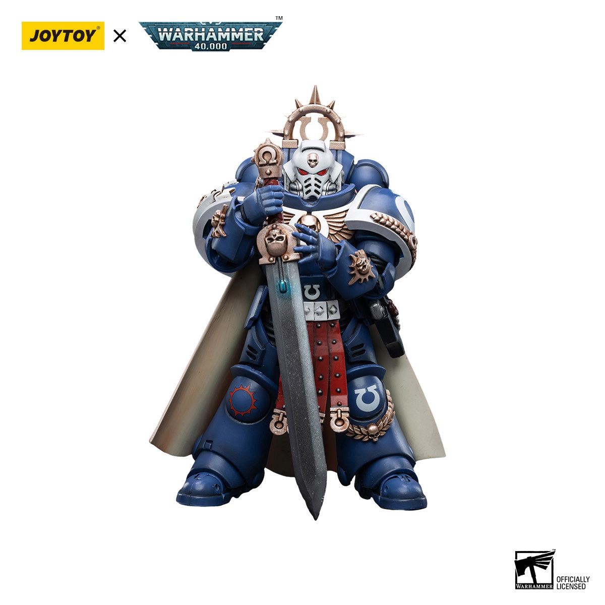 JOYTOY Warhammer 40K Ultramarines Primaris Captain figure