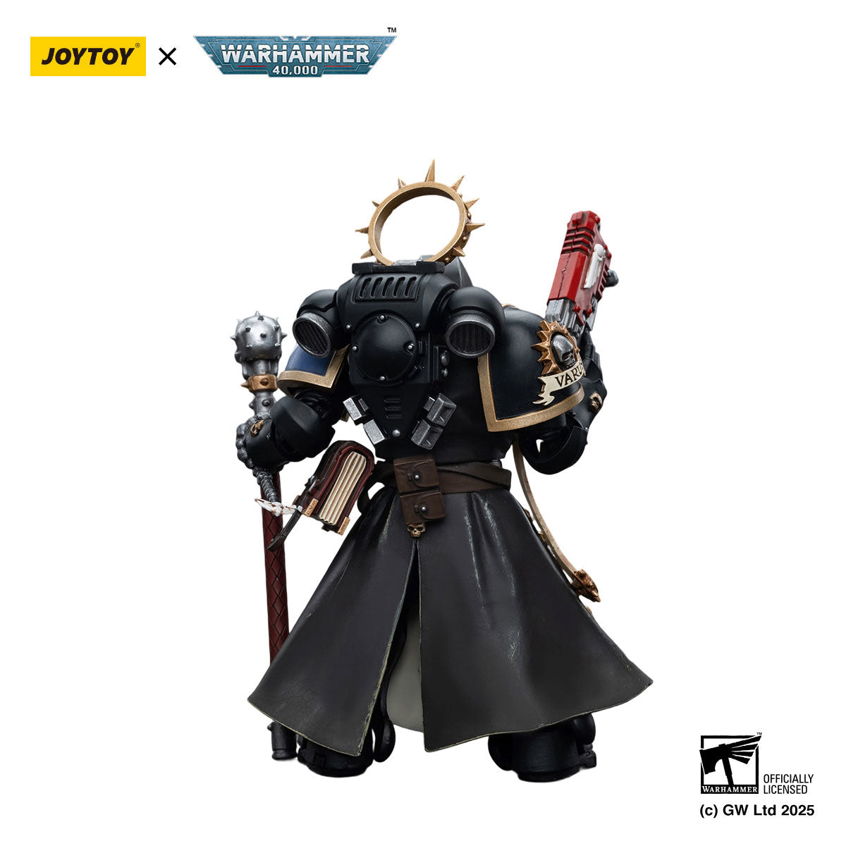 JOYTOY Warhammer 40K Ultramarines Primaris Chaplain Brother Varus figure