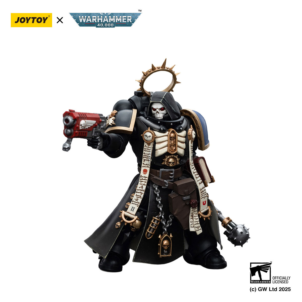 JOYTOY Warhammer 40K Ultramarines Primaris Chaplain Brother Varus figure