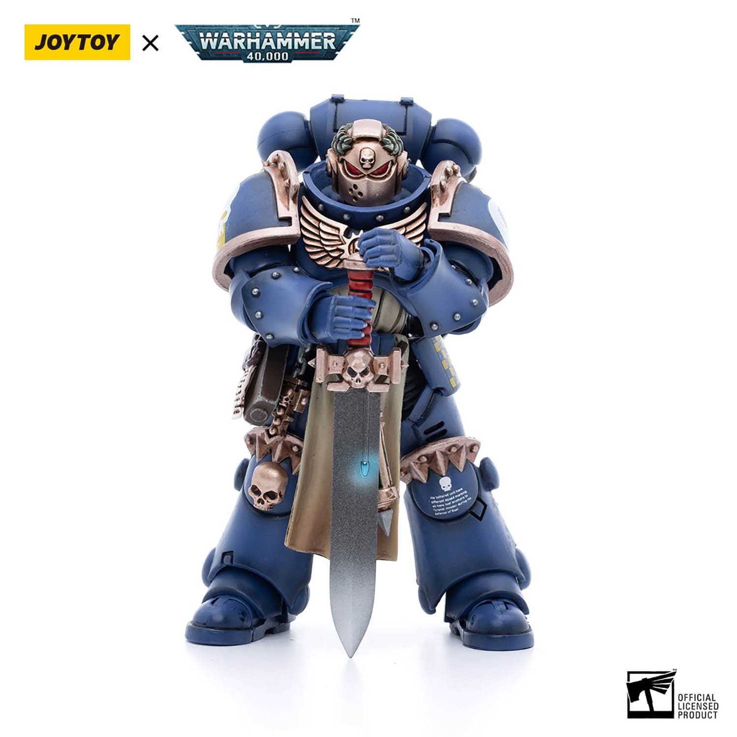 JOYTOY Warhammer 40K Ultramarines Primaris Company Champion figure