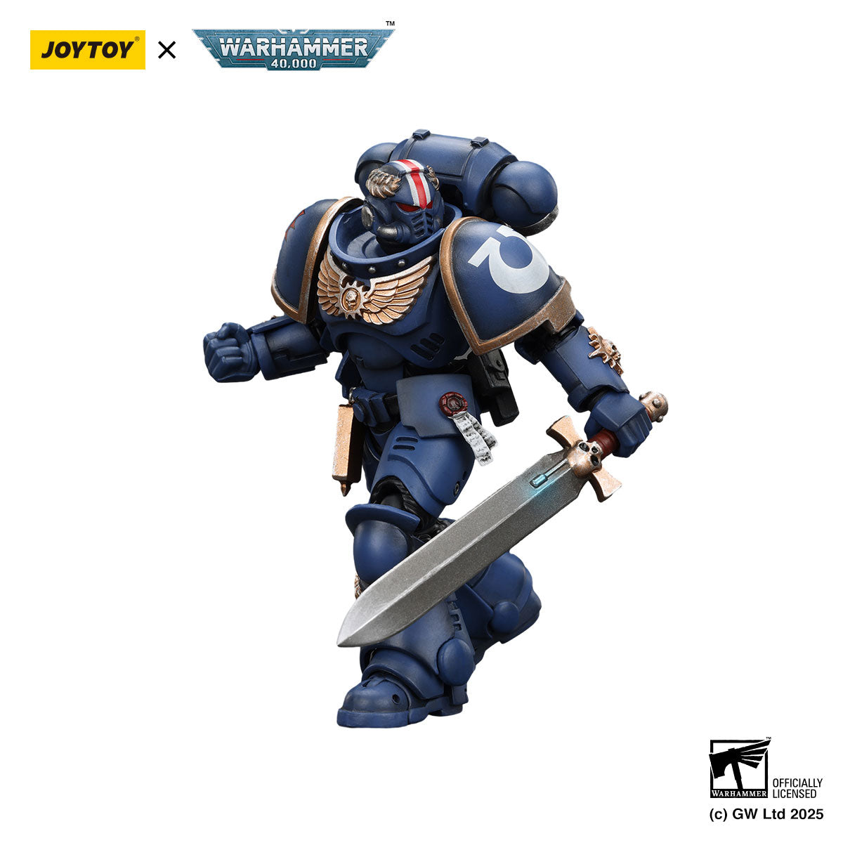 JOYTOY Warhammer 40K Ultramarines Primaris Lieutenant Argaranthe figure