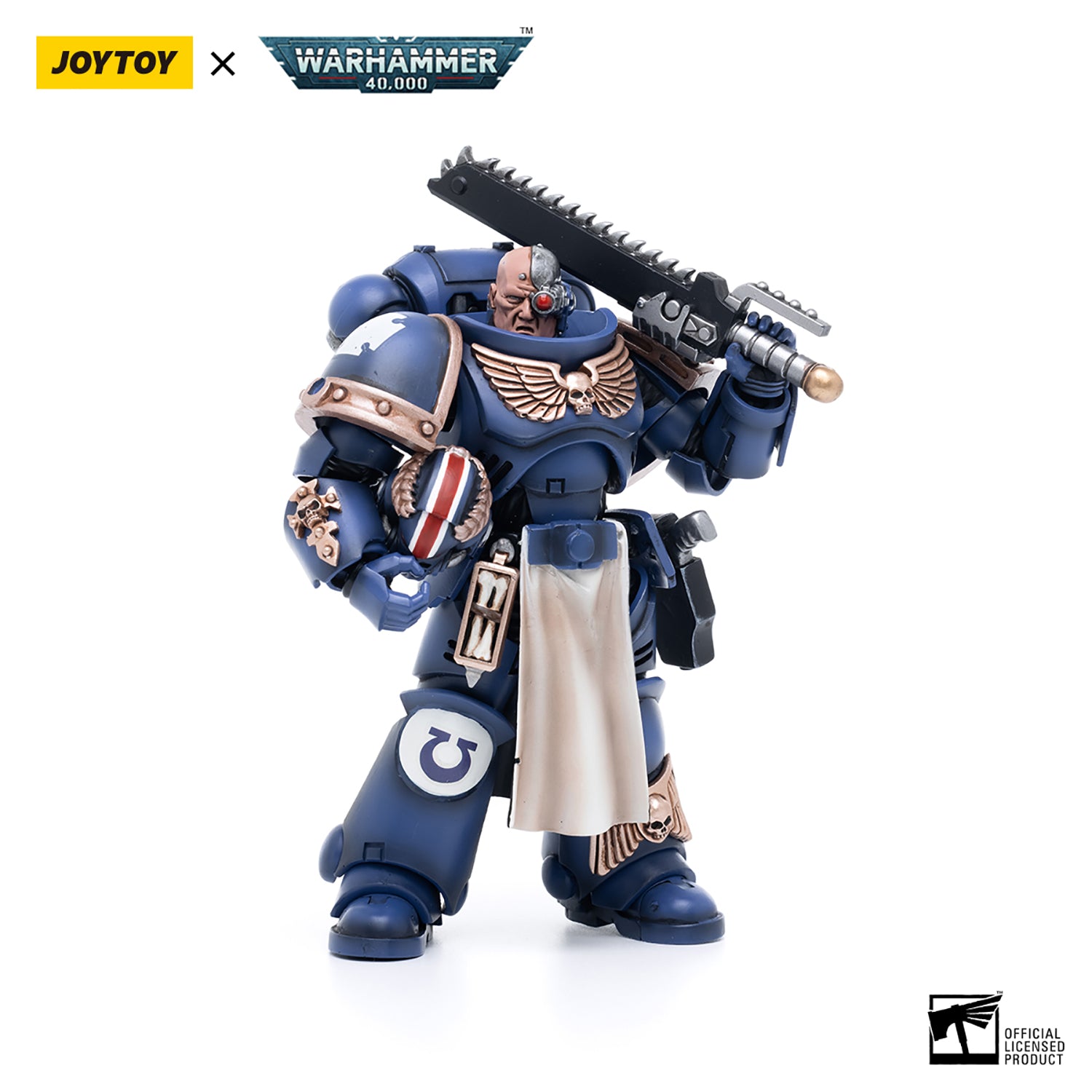 JOYTOY Warhammer 40K Ultramarines Primaris Lieutenant Horatius figure