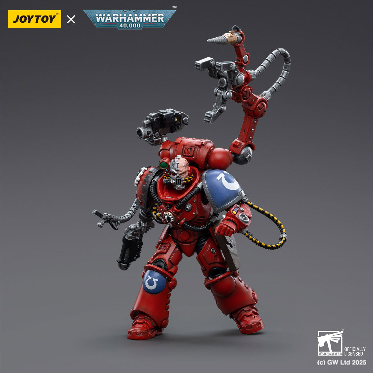 JOYTOY Warhammer 40K Ultramarines Primaris Techmarine Brother Tybestis figure