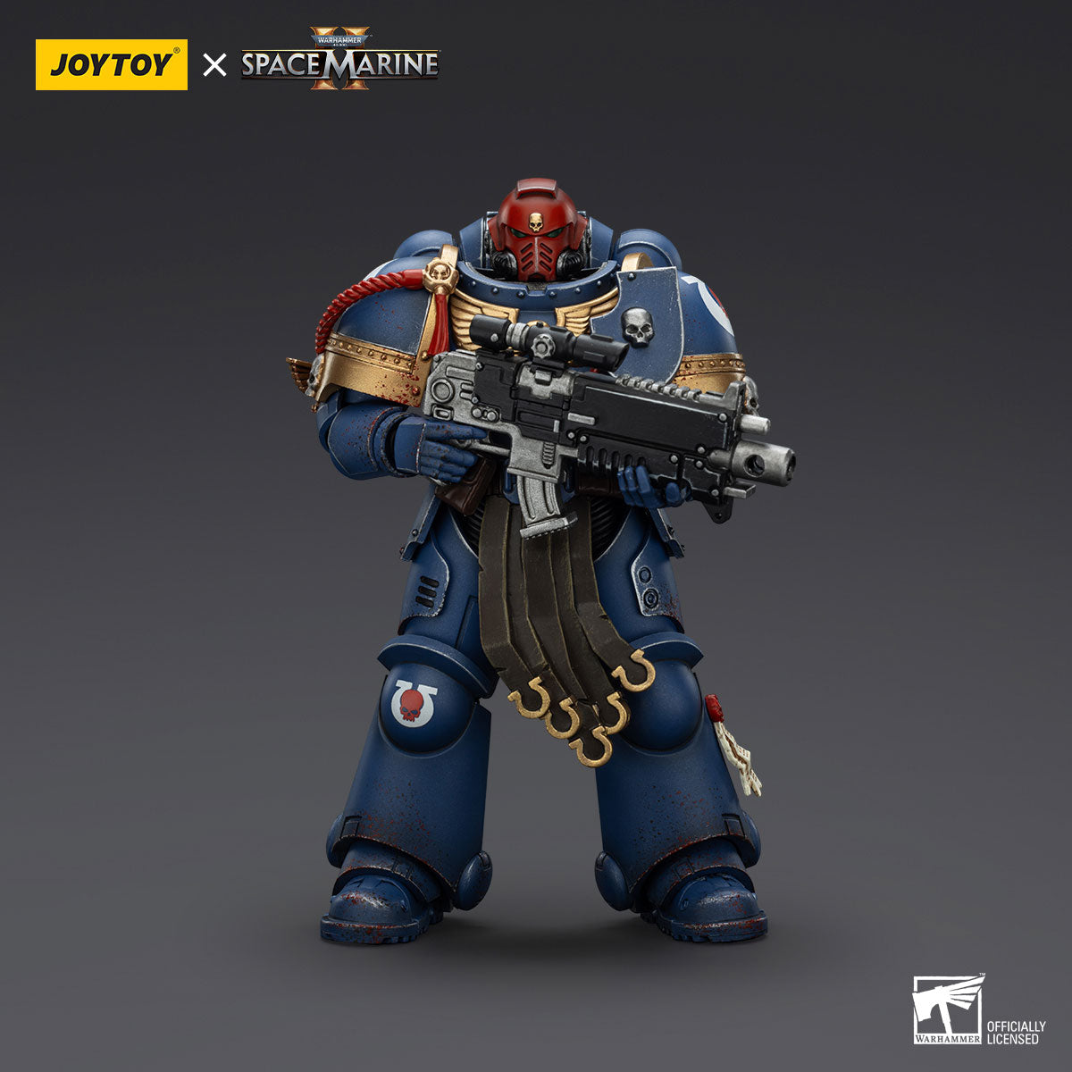 JOYTOY Warhammer 40K Space Marine 2 Ultramarines Sergeant Gadriel-Collectors Edition figure