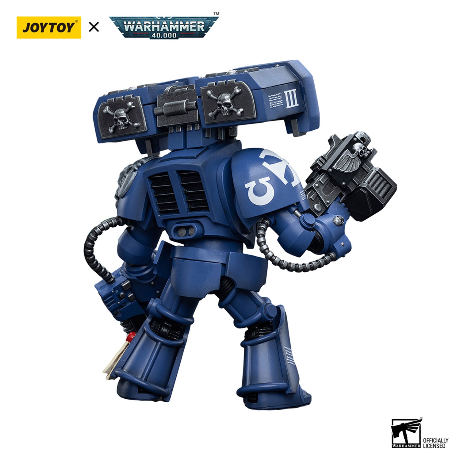 JOYTOY Warhammer 40K Ultramarines Terminators Brother Andrus figure