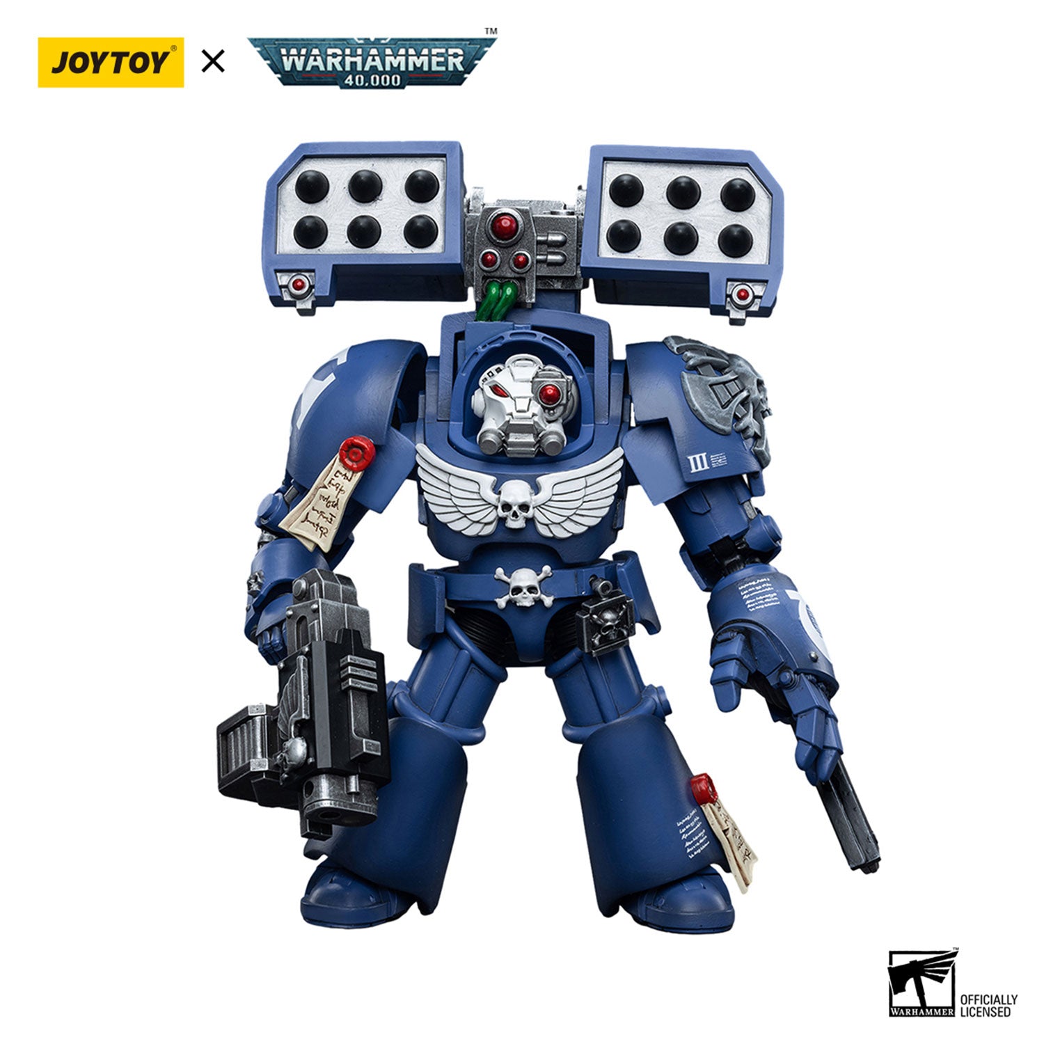 JOYTOY Warhammer 40K Ultramarines Terminators Brother Andrus figure