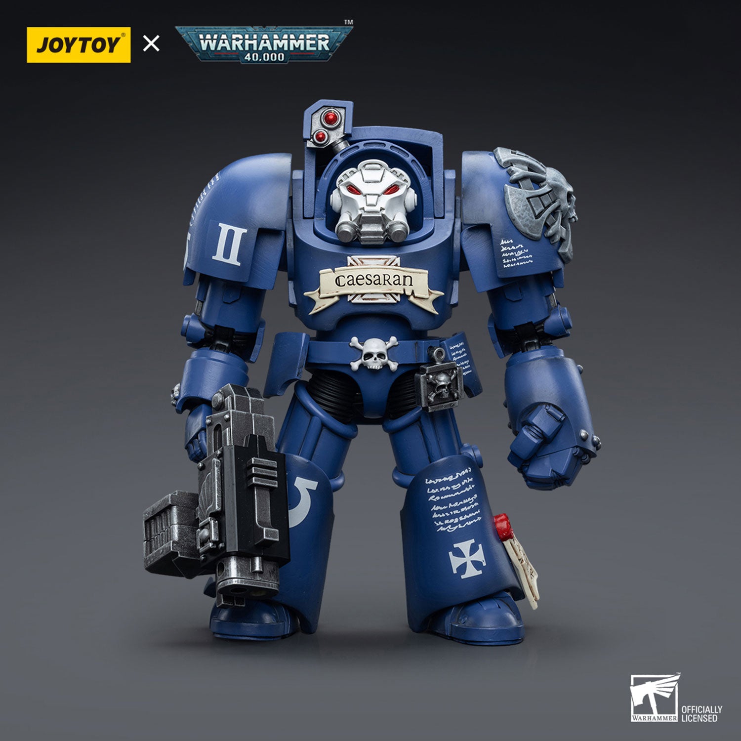 JOYTOY Warhammer 40K Ultramarines Terminators Brother Caesaran figure