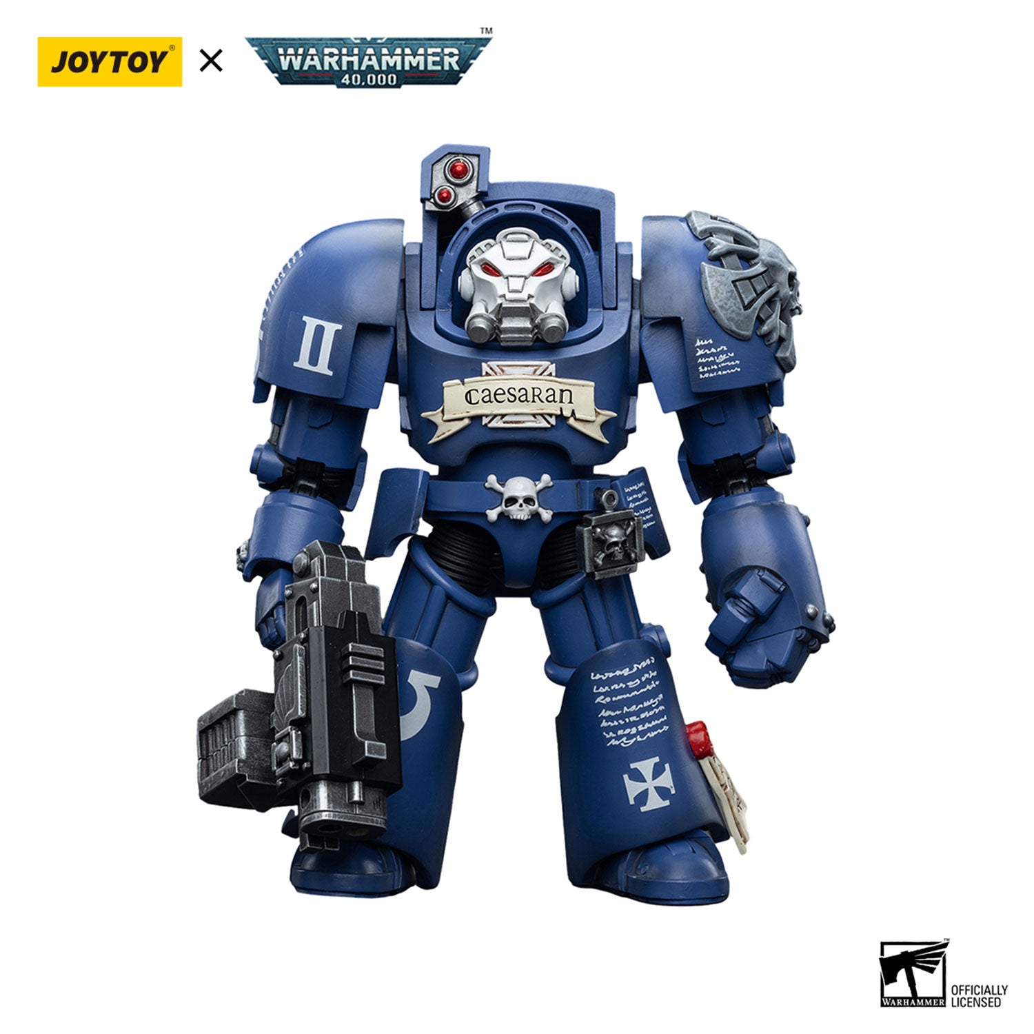 JOYTOY Warhammer 40K Ultramarines Terminators Brother Caesaran figure