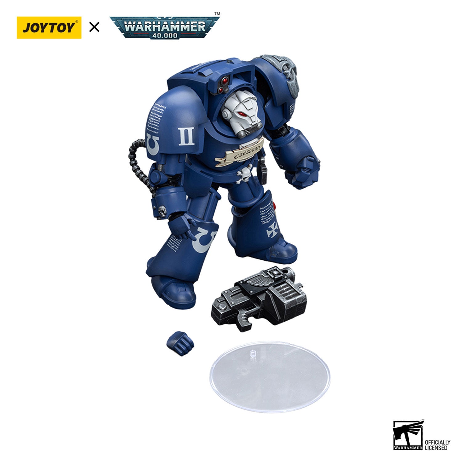 JOYTOY Warhammer 40K Ultramarines Terminators Brother Caesaran figure