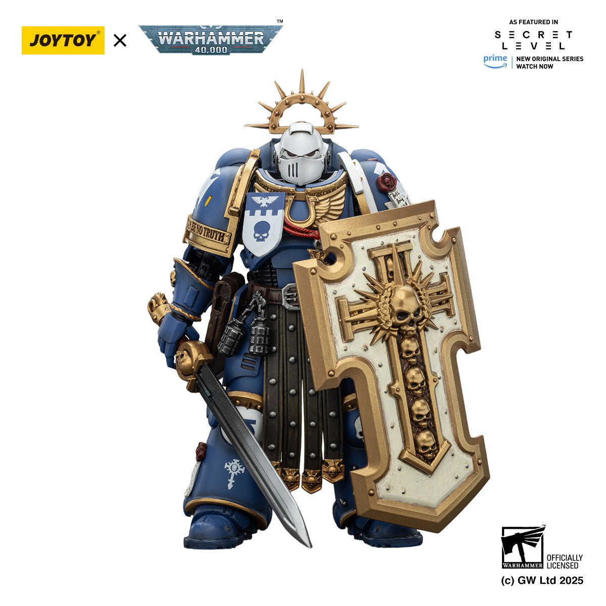 JOYTOY Warhammer 40K Ultramarines Torvald figure