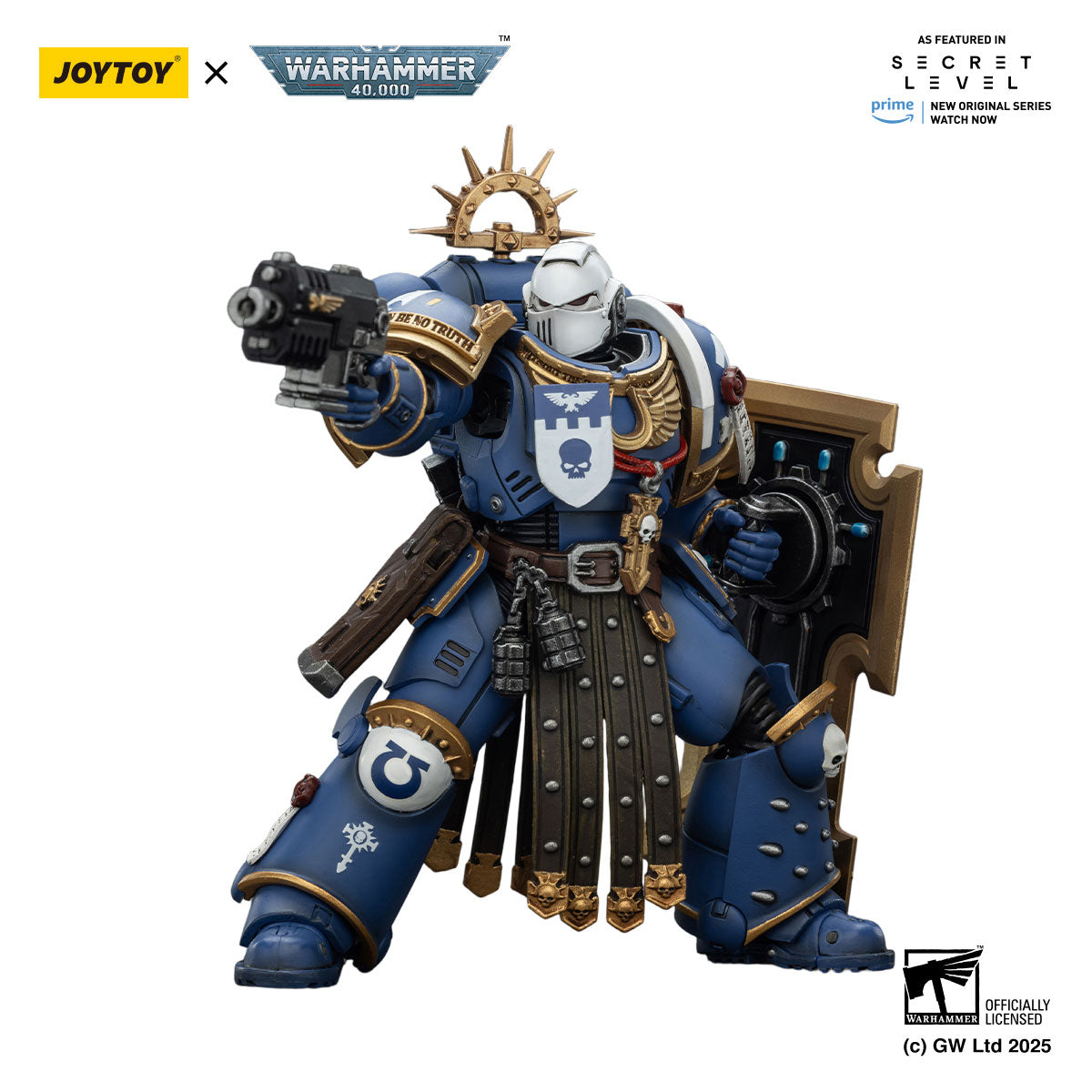 JOYTOY Warhammer 40K Ultramarines Torvald figure