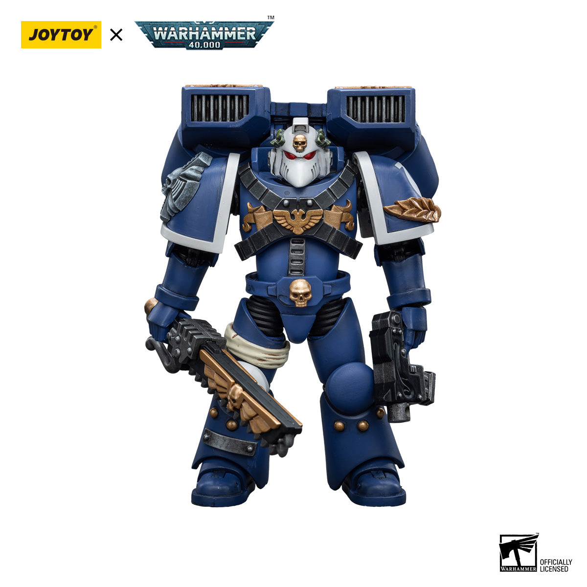 JOYTOY Warhammer 40K Ultramarines Vanguard Veteran figure