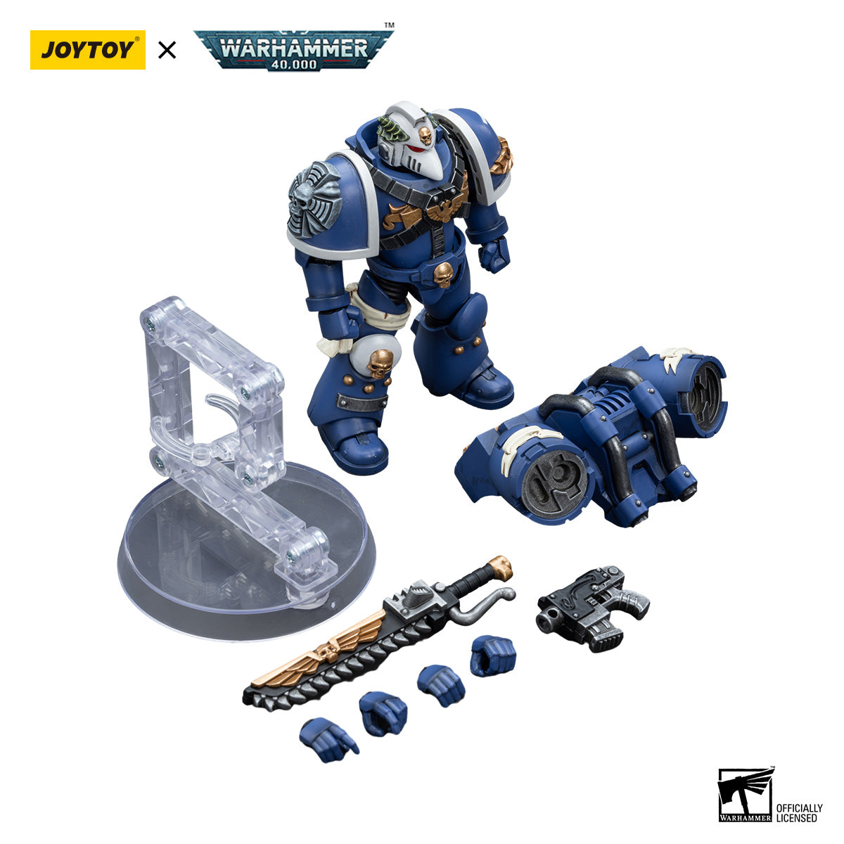 JOYTOY Warhammer 40K Ultramarines Vanguard Veteran figure
